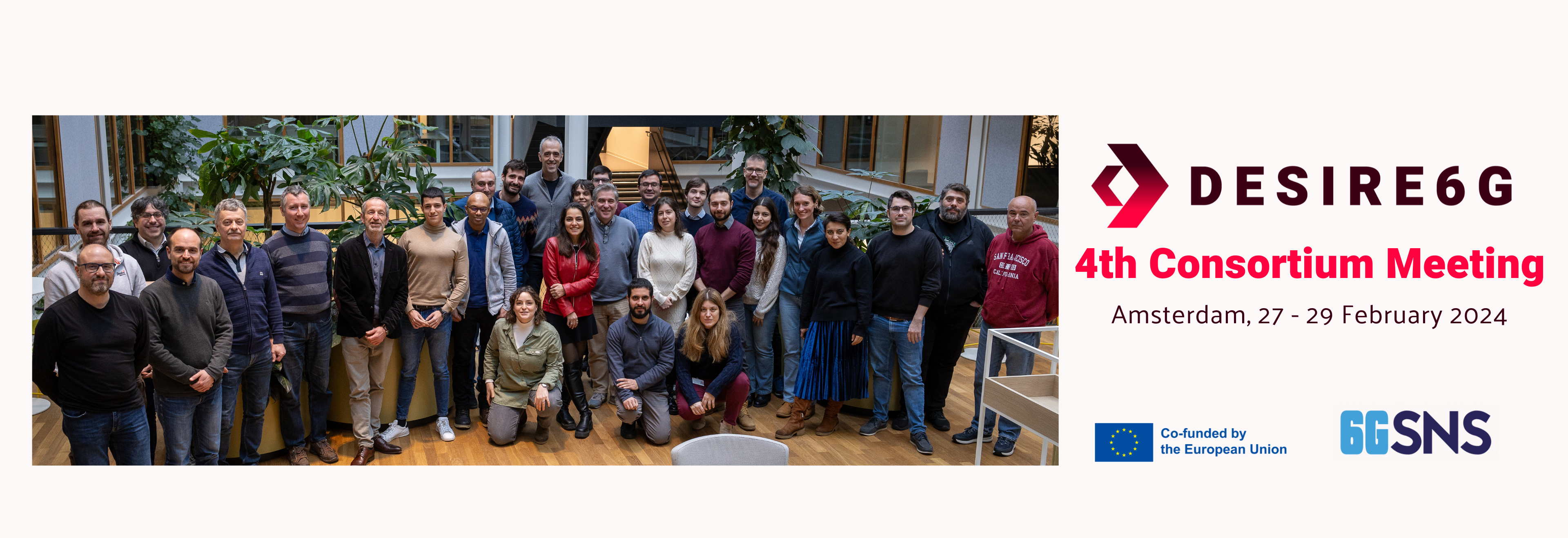 DESIRE6G meets in Amsterdam for the 4th Consortium meeting